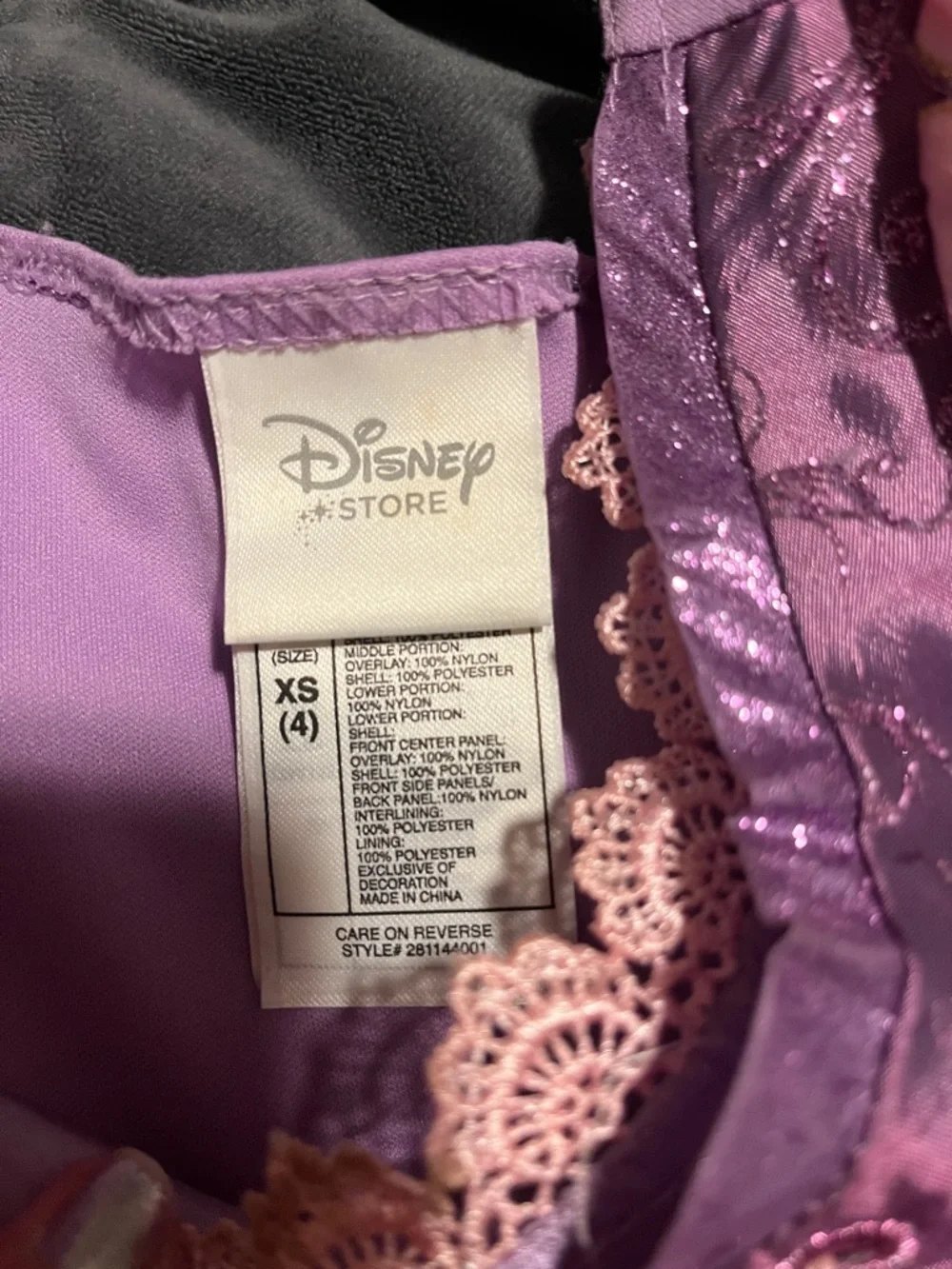 Disney Purple Shimmer Rapunzel Princess Dress - Picture 2 of 7